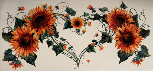 Heart sunflower